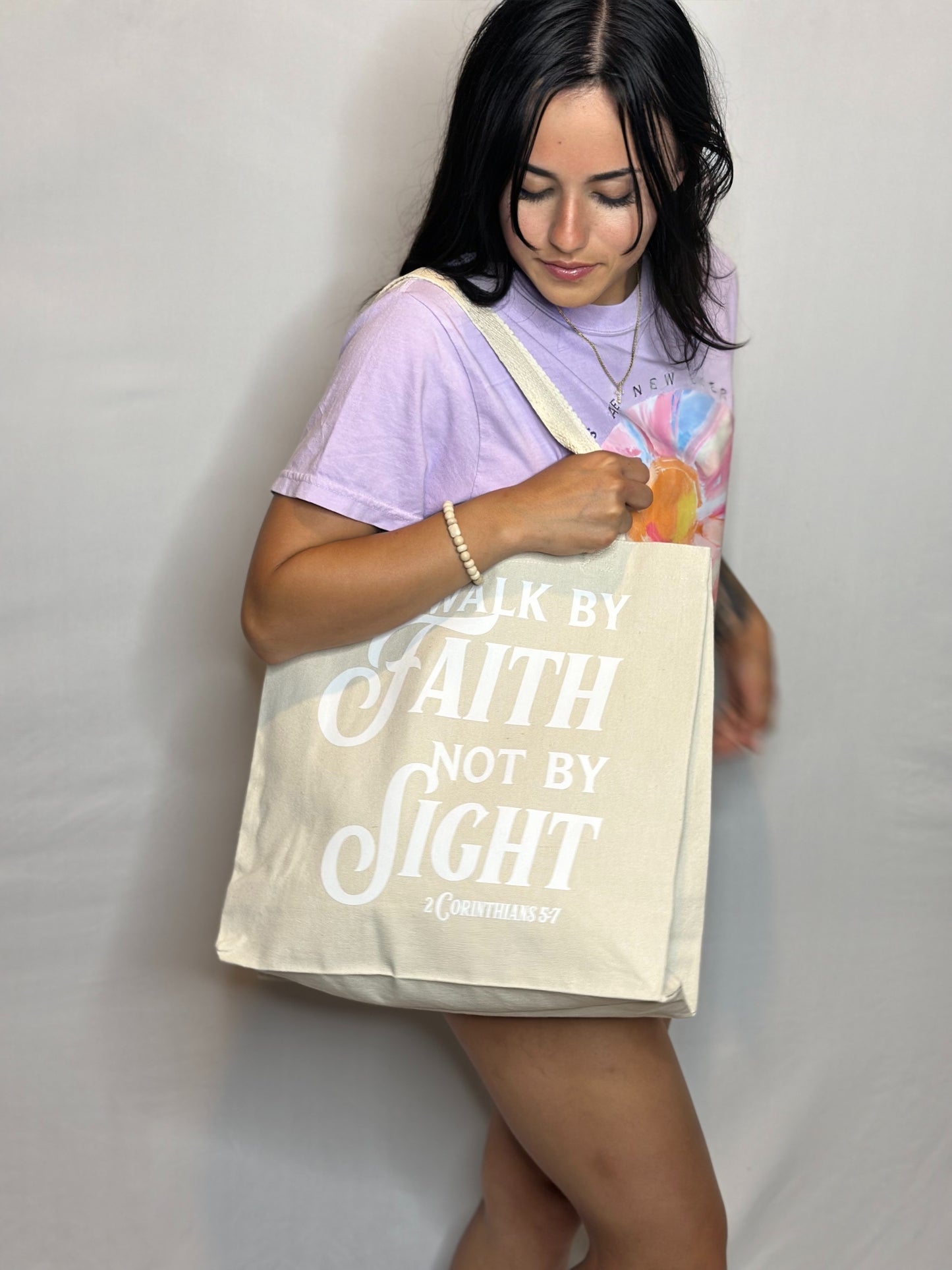 Walk by Faith tote