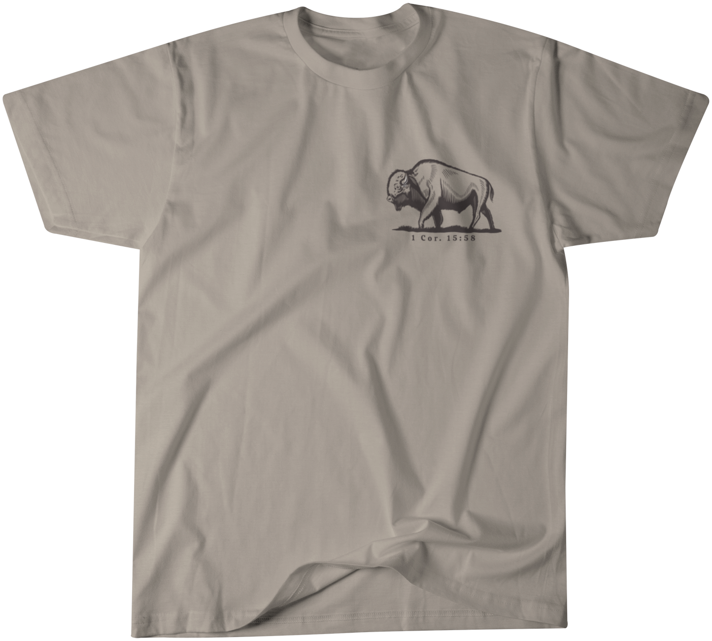 Be Strong and Steadfast Buffalo Graphic Tee