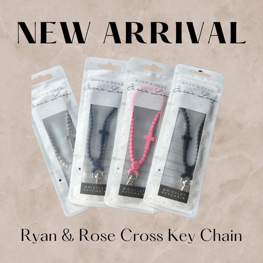 Ryan and Rose Cross Key Chains