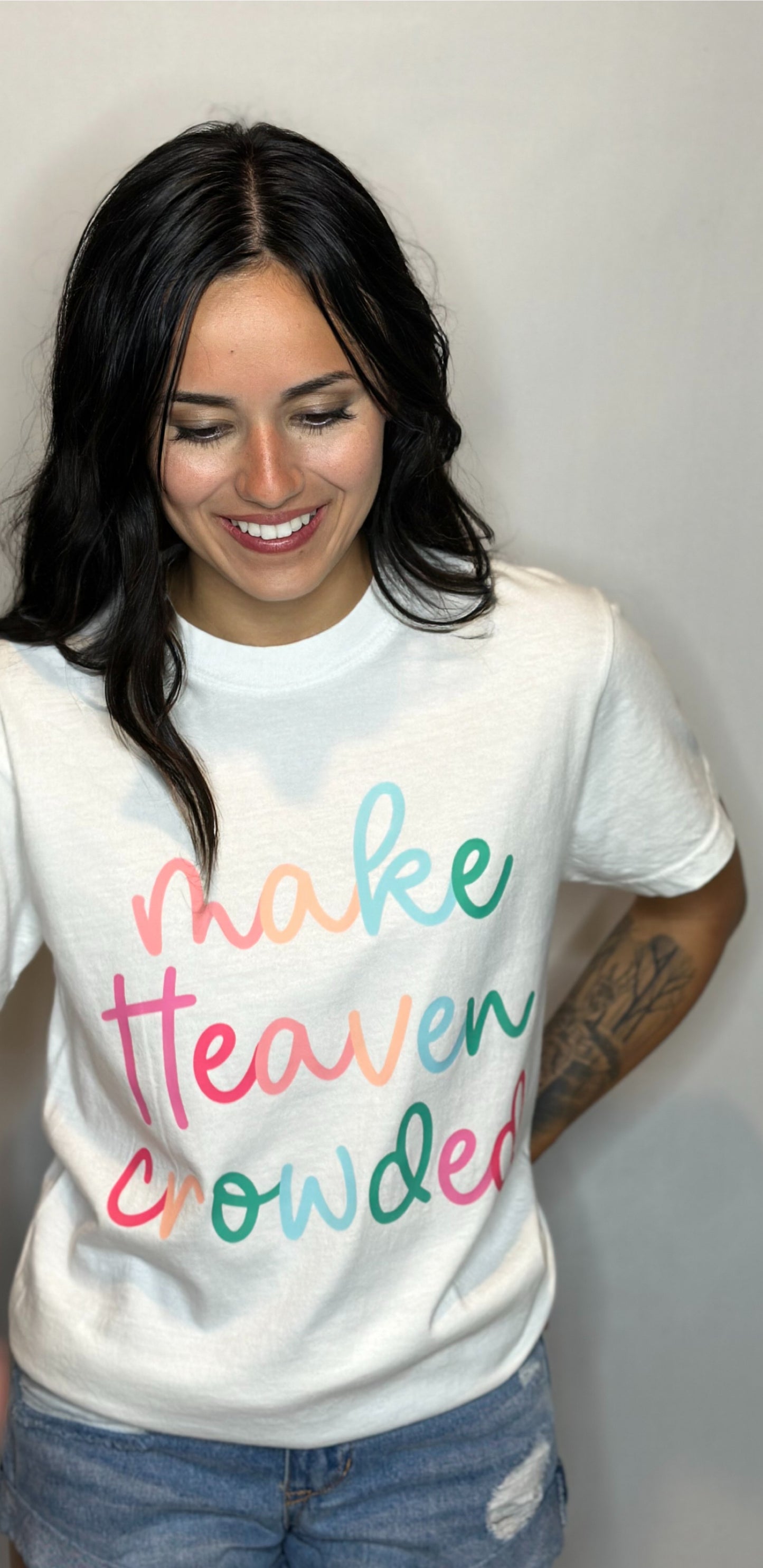 Make Heaven Crowded tee