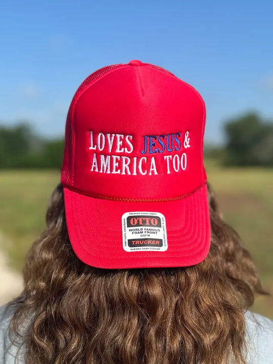 Love Jesus & America Hat